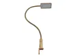 kalb Bettleuchte 4W LED Bettleuchte Leseleuchte Nachttischlampe Leselampe flexibel, 1er Set messing matt, warmweiß
