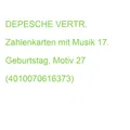 DEPESCHE Zahlenkarten mit Musik Motiv 27 (4010070616373) (0011515-027)