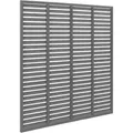 vidaXL Lamellenzaun WPC 180x180 cm Grau 318107
