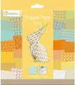 Avenue Mandarine OR505O - Packung mit 60 Blatt Origamipapier beidseitig bedruckt 20x20 cm, 70g (30 Motiven x2) + 1 Bogen mit selbstklebenden Augen, ideal für Kinder ab 7 Jahren, Spring, 1 Pack