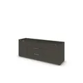 Sideboard  Flipp , schwarz , Maße (cm): B: 160 H: 61