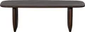 Couchtisch WOOOD "Frequent", braun (walnuss, walnuss), B:120cm H:40cm T:60cm, Tische, Couchtisch, Holztisch aus Mangoholz, H 40 cm x B 120 cm