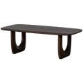 BePureHome Couchtisch Tisch Beistelltisch Mangoholz Walnuss 120×60cm H40,0cm