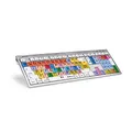 LogicKeyboard LKB-LOGXP2-CWMU-DE Tastatur, Apple Logic Pro X2 ALBA DE, Mac Silber/Weiß/Bunt