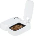TRIXIE Hunde-Futterautomat Futterautomat TX2 - weiß - 2 × 0,3 l/27 × 7 × 24 cm