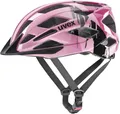 uvex air Wing 2 - Leichter Fahrradhelm für Kinder - individuelle Größenanpassung - erweiterbar mit LED-Licht - Strawberry-Black - 52-57 cm