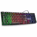 Gaming Tastatur PC PS4 Tastatur USB Regenbogen Beleuchtete Tastatur LED Gaming
