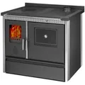 moeby24 Kaminofen Küchenofen Holzherd Kaminofen Herd Gusseisen 11,91KW BimSchV2 EEK A+ 150mm, 11 kW, Küchenofen, (1-tlg), Backen / Kochen möglich grau