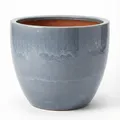 Teramico XXL Pflanzgefäß Keramik Egg Pot Antik Grau 48cm – Frostfest