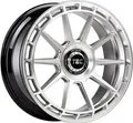 TEC Speedwheels GT8 black-glossy (rechts) 8.5x20 ET45 - LK5/108 ML72.5 Alufelge schwarz