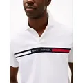 Tommy Hilfiger Poloshirt HILFIGER CHEST INSERT REG POLO weiß L (50)