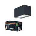 Osram SMART+ WiFi Brick Wide LED Wandleuchte Up/Down Dunkelgrau, 14W, 600lm, RGB+W 3000K, WiFi, Alexa, IP44 Außen