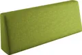 sunnypillow Palettenkissen mit abnehmbarem Bezug Rückenkissen 120x40x20/10cm Grün