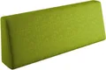 sunnypillow Rückenkissen Palettenkissen mit abnehmbarem Bezug Rückenkissen 120x40x20/10cm, Grün