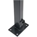FLORAWORLD Zaunpfosten, Stahl, BxHxL: 15 x 10 x 89,3 cm - grau