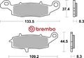 Brembo 07KA18SA Bremsbelagsatz für Scheibenbremse Bremsbelagsatz