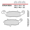 BREMBO VORDERRADBREMSBELAGE-KIT FUR KAWASAKI KLE VERSYS ABS 650 07-08-COD. 07KA1