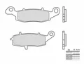 BREMBO Street Sintermetall Bremsbeläge - 07KA18SA 07KA18SA
