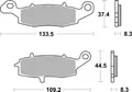 Bremsbeläge BREMBO Straße gesintertes Metall - 07KA18SA