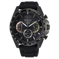 SEIKO Sport Chronograph SSB349P1 Herren Quarz Armband aus Gummi Schwarz