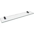 FACKELMANN Glasablage, BxHxT: 60 x 3,5 x 12,5 cm - transparent