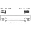 OJD Bremsleitung 2600 mm hinten links mitte (Kupfer-Nickel) 1339140080