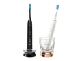 PHILIPS Sonicare HX9914/57 DiamondClean 9000 Doppelpack Elektrische Zahnbürste Schwarz/Rose Gold, Reinigungstechnologie: Schalltechnologie