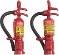 HobbyFun Miniatur Feuerlöscher 2 Stück Miniaturfigur Miniaturlandschaft Figur