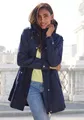 French Connection Outdoorjacke Saumschlitz mit Druckknöpfen auf der Rückseite