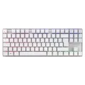 CHERRY MX 8.2 TKL Wireless, Kabellose Gaming-Tastatur ohne Nummernblock, Farbe:Weiß - Weiß