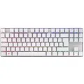 Cherry XTRFY MX 8.2 Kabellose Gaming Tastatur, weiß Tenkeyless, CHERRY Advanced Wireless Technology, RGB Beleuchtung