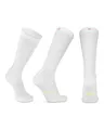 DANISH ENDURANCE Pro Performance Kompressionsstrümpfe, 26-32 mmHg, Extra starke Kompression, Unisex, Herren & Damen, Weiß, 35-38