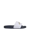adidas Damen ADILETTE SHOWER, Cloud White/Gold Metallic/Navy, 38 EU