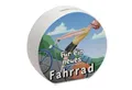 speecheese Spardose Spardose mit lustigem Fahrradfahrer und Text - Für ein neues Fahrrad