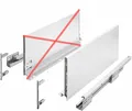 GTV AXIS PRO Schubladensystem 500 mm H199 Weiß – Dämpfung, Vollauszug