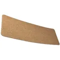 ANRO Fußmatte POET Schuhparkplatz schmal Schmutzfangmatte Unifarben, eckig, Höhe: 3 mm, Schuh-Abstellplatz rutschfest 30x100cm Kräusel Natur wasserdicht beige 30 cm x 100 cm x 3 mm