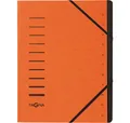 PAGNA Fächermappe Ordnungsmappe 12 Fächer orange