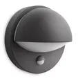 Philips myGarden Juni Wandleuchte, E27, 12W, IP44, anthrazit (915002146003)