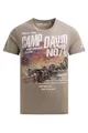 Camp David Herren T-Shirt Rundhals mit Photoprint Rock Ridge, 4XL