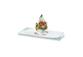 paperdora Grußkarte 3D Pop-Up-Karte „Blumen“ mit Umschlag und Wachssiegel - Dankeskarte, Blumen Geschenk