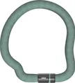ABUS Kettenschloss Goose Lock – biegsames, klapperfreies Fahrradschloss aus gehärtetem Stahl – 6 mm stark – 110 cm lang – mit Schlüssel – Hellgrün