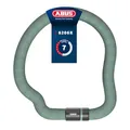 ABUS Kettenschloss Goose Lock – biegsames, klapperfreies Fahrradschloss aus gehärtetem Stahl – 6 mm stark – 110 cm lang – mit Schlüssel – Hellgrün