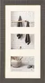 grauer Galerie-Holzrahmen HOME 3 Fotos 10x15 cm