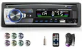 iFreGo Bluetooth Autoradio mit Freisprecheinrichtung, Autoradio mit Bluetooth USB/TF/MP3-Player/Radio mit AUX-Anschluss für Auto, FM-Radio mit Fernbedienung, 1 DIN RDS, Schnellladefunktion