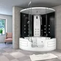 Dampfdusche Whirlpool Dusche Duschkabine K70-SW-TH-EC-SC 150x150cm