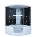 AcquaVapore Dampfdusche Whirlpool Dusche Duschkabine K70-SW-TH-EC-SC 150x150cm Schlauchreinigung+Scheibenversiegelung