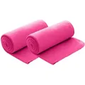 wometo Fleecedecke, Pink, Textil, 130x160 cm, Oeko-Tex®, Wohntextilien, Decken, Fleecedecken