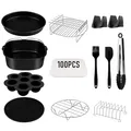 BISNIE Heißluftfritteuse Zubehör | 12er-Set | XL-XXL