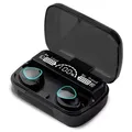 Bluetooth 5.1 Kopfhörer Kabellos Wireless Stereo Ohrhörer In-Ear Touch Headset - Schwarz