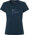 VAUDE Womens Cyclist T-Shirt V dark sea/blue - Größe 36 Damen